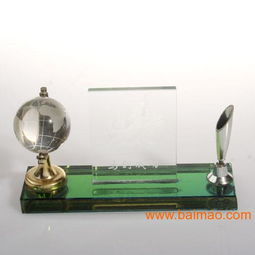 水晶办公用品 高端商务馈赠与个性化办公美学解决方案